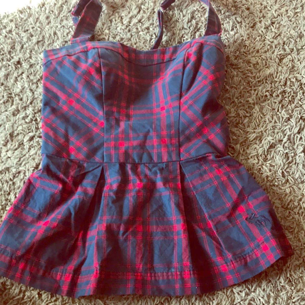 Abercrombie kids peplum tank top